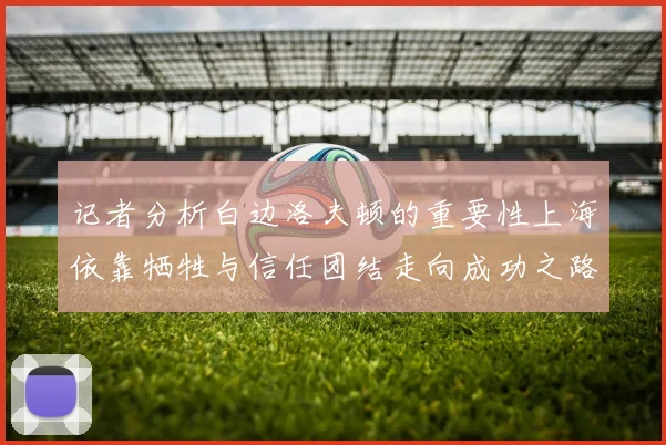 记者分析白边洛夫顿的重要性上海依靠牺牲与信任团结走向成功之路